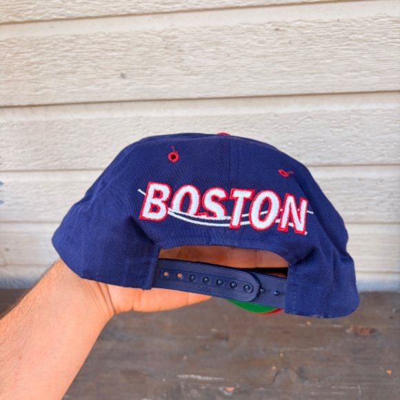 Vintage BOSTON RED SOX MLB Baseball script G CAP official hat snapback - Picture 4 of 7
